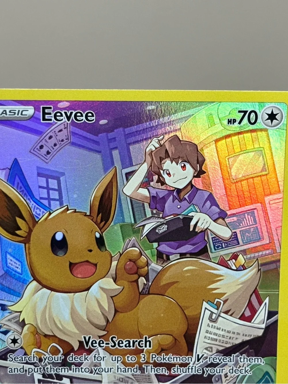 Eevee Pokemon TCG Brilliant Stars Trainer Gallery Holo TG11/TG30